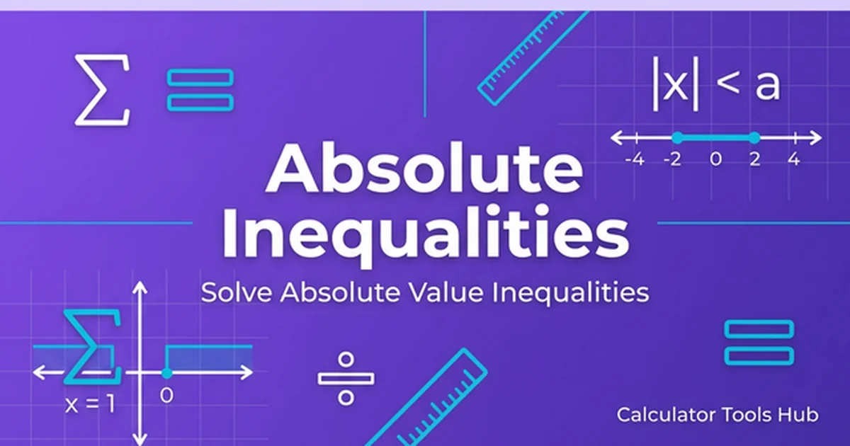 Absolute Value Inequalities Calculator | Solve |ax+b|