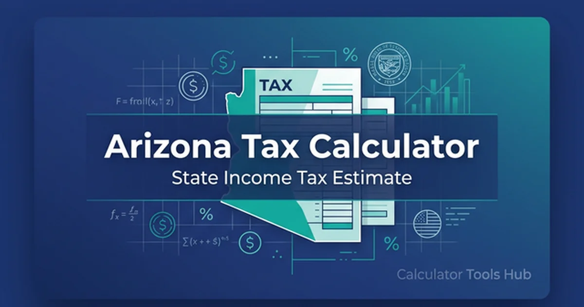 Arizona Income Tax Rates Arizona Tax Calculator: Estimate Your State Tax