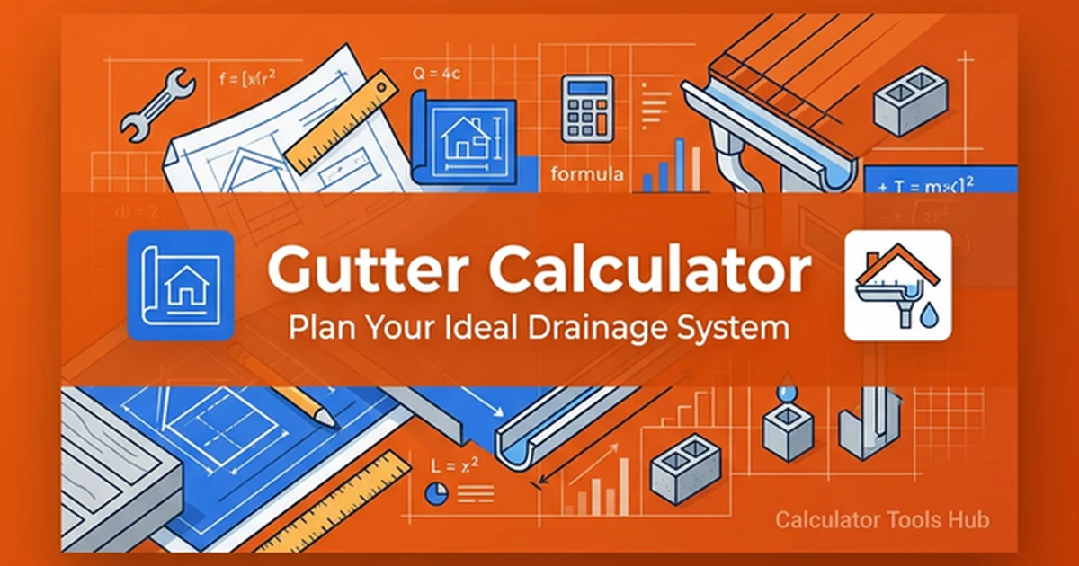 Gutter Projection Calculation Gutter Size Calculator: Plan Your Ideal Drainage System